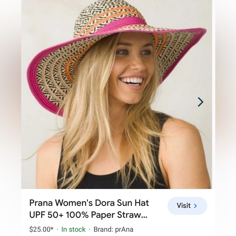 Prana Dora sun hat